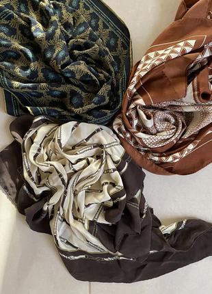 Три шелковых платочка италии вам в гардероб1 фото