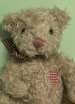 Vintage - 90 -х - russ berrie hucklebear - вінтажний рідкісний плюшевий ведмедик - расс беррі хакльбері - 25 см