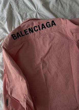 Джинсовая рубашка balenciaga розмір s