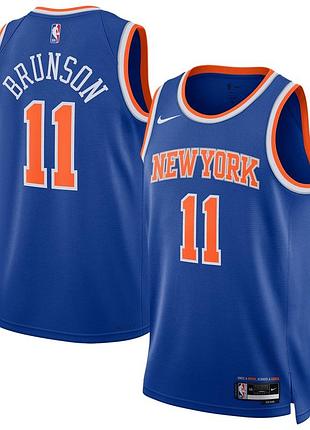 Игровая  майка new york knicks nike icon swingman - унисекс - джален брансон xl( 52 )