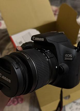Фотоапарат canon eos 2000d