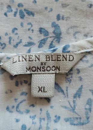 Льон/бавовна блуза 8