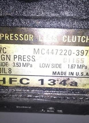 Компресор кондиціонера jeep cherokee 2