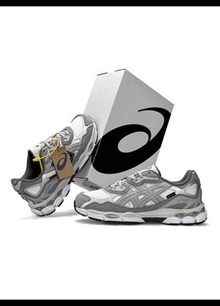 Чоловічі кросівки asics gel-nyc gtx metallic grey white