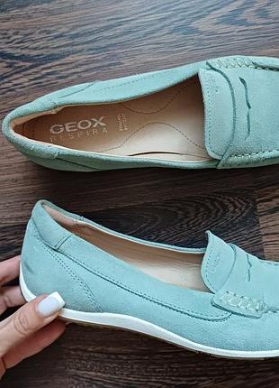 Geox замшевые мокасины