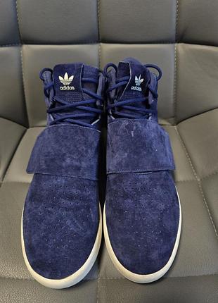 Adidas tubular invader strap dark blue 2