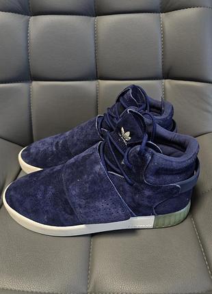 Adidas tubular invader strap dark blue 3