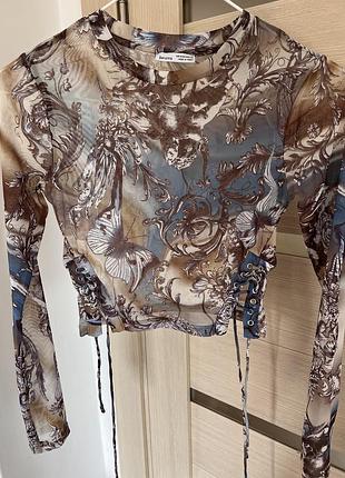 Прозора кофтинка bershka 2