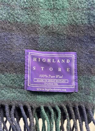 Плед highland store 100% pure wool 3