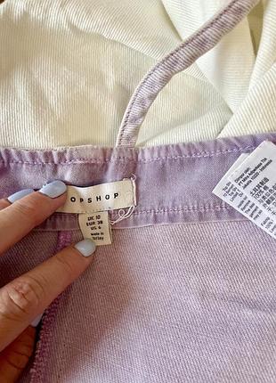 Джинсовий корсетний топ topshop 3