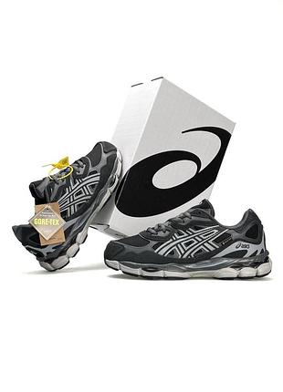 Asics gel-nyc gtx grey white 8