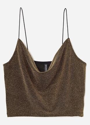 Золотий топ від h&m