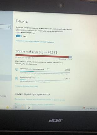 Ноутбук acer 10