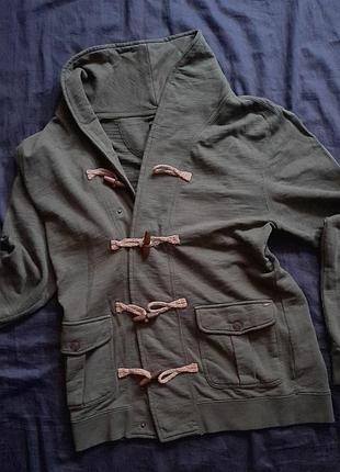 Мужской кардиган дафлкот mills brothers (rugged workwear) размер l