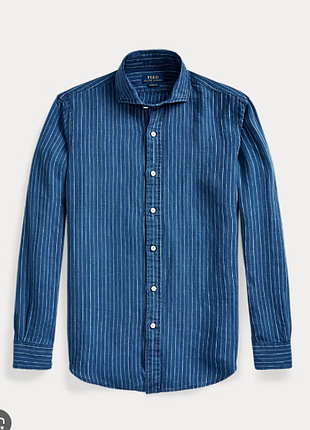 Чоловіча сорочка ralph lauren custom fit linen оригінал new!
