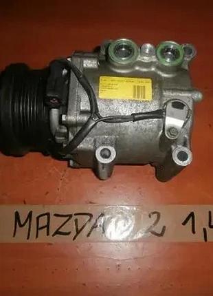 Компрессор кондиционера mazda 2 1.4 2002-2007 r