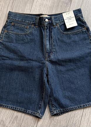 Madewell the 1997 denim bermuda short — джинсові шорти-бермуди
