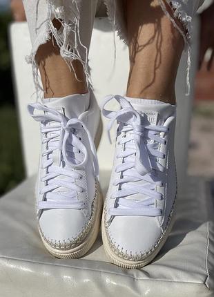 Кросівки кеди ( оригінал) puma basket trim seaside drills 400854-01.