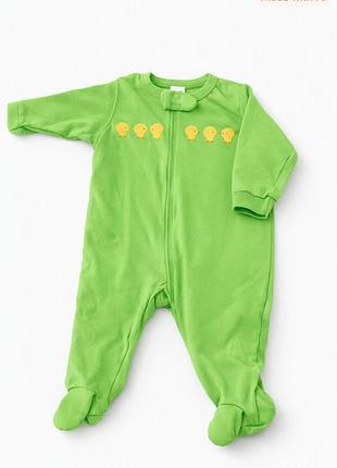 Комбинезон для младенца gerber зеленый, 0-3 месяца