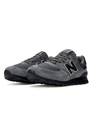 New balance 574 gtx m grey black