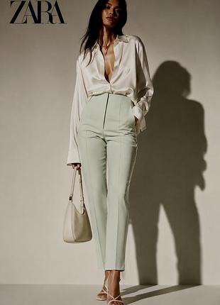 Брюки штани класика zara мʼята