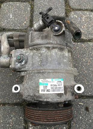 Компресор кондиціонера vw touran i 1.9 tdi 2.0 tdi passat b6 1k0820859f