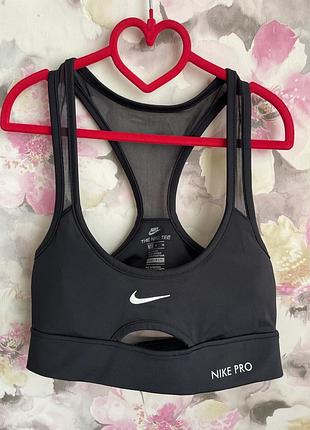 Спортивний топ-бра nike pro р.м з чашечками