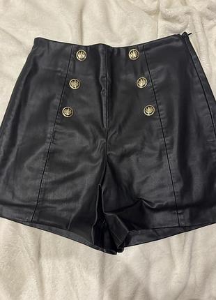 Шорти  шкіряні zara