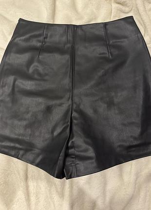 Шорти  шкіряні zara 4