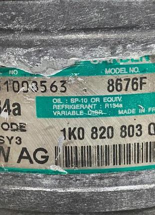 Компресор кондиціонера vw 1k0820803q 4