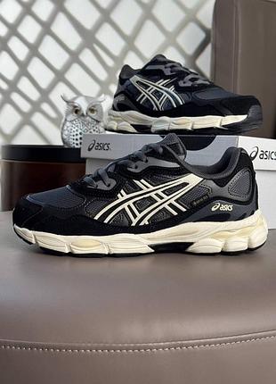 Asics gel-nyc black/beige termo gore-tex термо жіночі кросівки