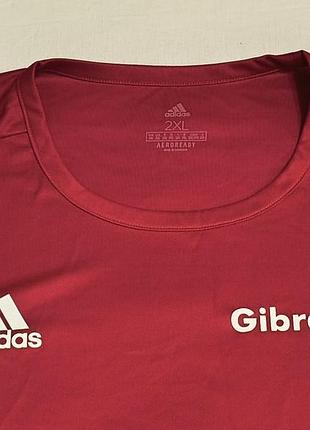 Adidas aeroready - gibraltar - фанатская спортивная футболка сб. гибралтару -2023 г. - xxl