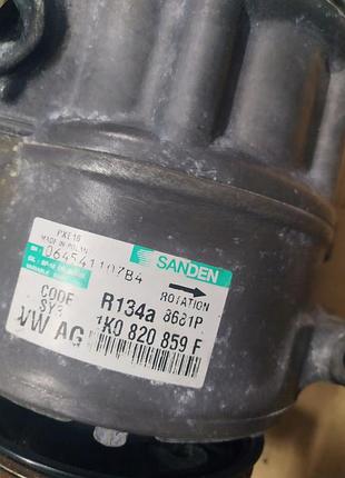 Компресор кондиціонера 1k0820859f vw skoda audi