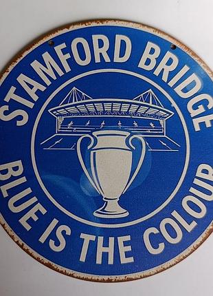 Футбольна табличка, декор — стадіон fc chelsea stamford bridge