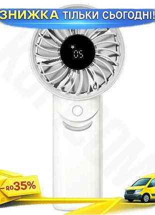 Ku вентилятор nitecore з universal fit led-дисплеєм до 5.8 м/с 5 швидкостей білий портативний кулер дл uni2l_k