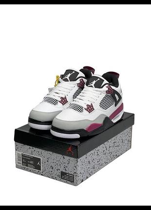 Чоловічі кросівки nike air jordan 4 retro “ psg paris saint germain “ fur
