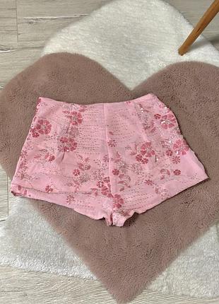Шортики в бісер та паєтки від missguided 8