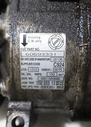 Компресор кондиціонера alfa romeo 159 1.9jtd 4