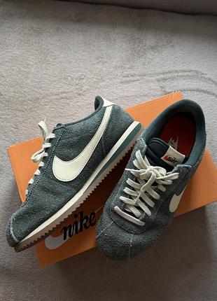 Кросівки nike cortez vintage green gum fj2530-301, розмір 40,5