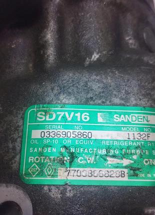 Компресор кондиціонера renault scenic 7700866828b 6