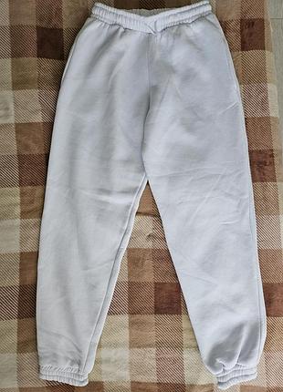 Чоловічі спортивні штани / джогери, молочно-білі, 2xl