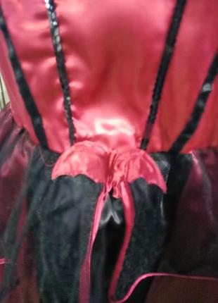 Карнавальна сукня відьма, чаклунка кажан 11-12 років на хеллоуїн5 фото