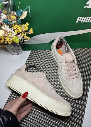Оригинальные замшевые кроссовки nike air force