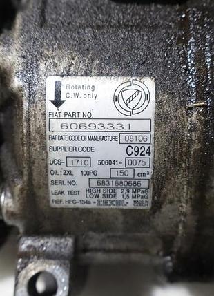 Компрессор кондиционера alfa romeo 159 1.9jtd 4