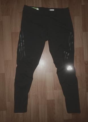 Беговые компрессионные брюки (тайтсы) от бренда adidas размер l