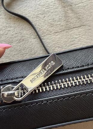 Нова сумка michael kors чорна з ремінцем 5