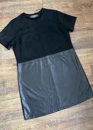 Нова чорна комбінована сукня primark xl
