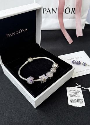 Браслет pandora оригінал з бусинами 18 р