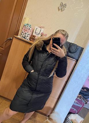 Пуховик з натуральним хутром
