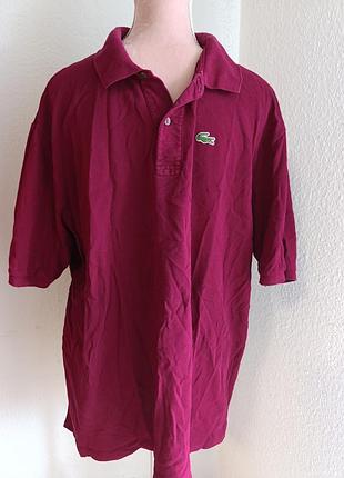 Поло вінтажне чоловіче chemise lacoste, розмір 10 (3xl - 4xl), 100% бавовна